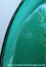 Load image into Gallery viewer, 19 inches. Massive 1950s Hadeland Glass Platter Greenland Series
