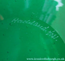 Load image into Gallery viewer, 19 inches. Massive 1950s Hadeland Glass Platter Greenland Series
