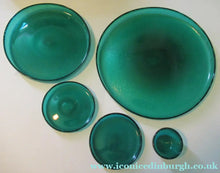 Load image into Gallery viewer, 19 inches. Massive 1950s Hadeland Glass Platter Greenland Series

