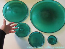 Load image into Gallery viewer, NORWEGIAN 1950s HADELAND Glass. Greenland Series MASSIVE Shallow Bowl or Platter. Designed by Arne Jon Jutrem. 19
