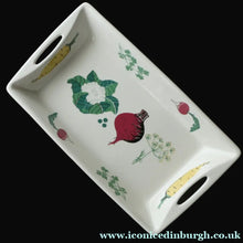 Load image into Gallery viewer, 1950s NORWEGIAN Figgjo Flint Oblong Serving Dish. Vegetables Design from Cuisine Range
