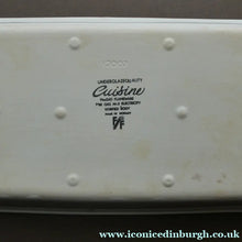 Load image into Gallery viewer, 1950s NORWEGIAN Figgjo Flint Oblong Serving Dish. Vegetables Design from Cuisine Range
