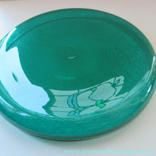 Load image into Gallery viewer, 1950s Norwegian Glass Large Hadeland Greenland Series Shallow Bowl 13 1/4 inches
