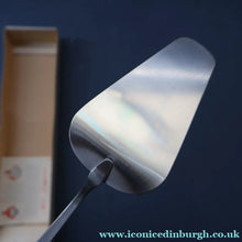 Load image into Gallery viewer, Vintage 1950s NORWEGIAN Norstaal INKA Brushed Stainless Steel Cutlery. Cake Slice

