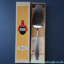 Load image into Gallery viewer, Vintage 1950s NORWEGIAN Norstaal INKA Brushed Stainless Steel Cutlery. Cake Slice
