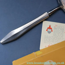 Load image into Gallery viewer, Vintage 1950s NORWEGIAN Norstaal INKA Brushed Stainless Steel Cutlery. CHEESE SLICE
