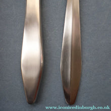 Load image into Gallery viewer, Vintage 1950s NORWEGIAN Norstaal INKA Brushed Stainless Steel Cutlery. DINING SET of 36 Pieces
