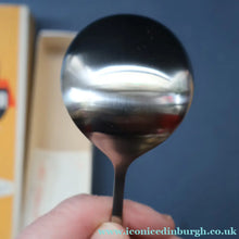 Load image into Gallery viewer, Vintage 1950s NORWEGIAN Norstaal INKA Brushed Stainless Steel Cutlery. POTATO SPOON (Server)
