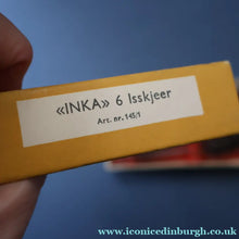 Load image into Gallery viewer, Vintage 1950s NORWEGIAN Norstaal INKA Brushed Stainless Steel Cutlery. 6 Teaspoons
