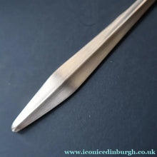Load image into Gallery viewer, Vintage 1950s NORWEGIAN Norstaal INKA Brushed Stainless Steel Cutlery. SOFT SPOON (Server)
