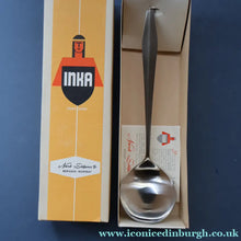 Load image into Gallery viewer, Vintage 1950s NORWEGIAN Norstaal INKA Brushed Stainless Steel Cutlery. SOFT SPOON (Server)

