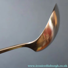 Load image into Gallery viewer, Vintage 1950s NORWEGIAN Norstaal INKA Brushed Stainless Steel Cutlery. SOFT SPOON (Server)
