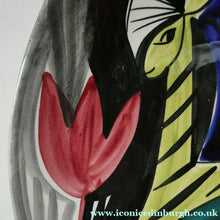 Load image into Gallery viewer, 1950s Stavangerflint Plate with Zebra and Tulip by Inger Waage
