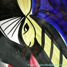Load image into Gallery viewer, 1950s Stavangerflint Plate with Zebra and Tulip by Inger Waage
