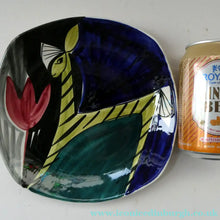 Load image into Gallery viewer, 1950s Stavangerflint Plate with Zebra and Tulip by Inger Waage
