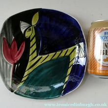 Load image into Gallery viewer, 1950s Stavangerflint Plate with Zebra and Tulip by Inger Waage
