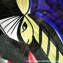 Load image into Gallery viewer, 1950s Stavangerflint Plate with Zebra and Tulip by Inger Waage
