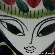 Load image into Gallery viewer, 1950s Norwegian STAVANGERFLINT Decorative Plate with Stylised Lady. Designed by Inger Waage
