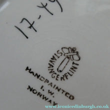 Load image into Gallery viewer, 1950s Norwegian STAVANGERFLINT Decorative Plate with Stylised Lady. Designed by Inger Waage
