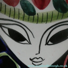 Load image into Gallery viewer, 1950s Norwegian STAVANGERFLINT Decorative Plate with Stylised Lady. Designed by Inger Waage

