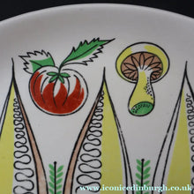 Load image into Gallery viewer, 1960s Old Foley Pottery Serving Plate. Stylised Vegetabie Pattern on Eggshell Glaze - British Ceramics
