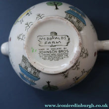 Load image into Gallery viewer, 1950s OLD MACDONALD'S FARM Pitcher or Jug. Johnson Brothers Rare Design
