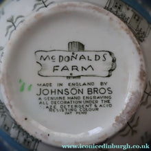 Load image into Gallery viewer, 1950s OLD MACDONALD'S FARM Pitcher or Jug. Johnson Brothers Rare Design
