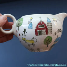 Load image into Gallery viewer, 1950s OLD MACDONALD'S FARM Pitcher or Jug. Johnson Brothers Rare Design
