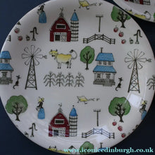 Load image into Gallery viewer, 1950s OLD MACDONALD'S FARM Three Side Plates. Johnson Brothers Rare Design
