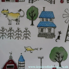 Load image into Gallery viewer, 1950s OLD MACDONALD'S FARM Three Side Plates. Johnson Brothers Rare Design
