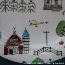 Load image into Gallery viewer, 1950s OLD MACDONALD'S FARM Three Side Plates. Johnson Brothers Rare Design
