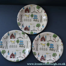 Load image into Gallery viewer, 1950s OLD MACDONALD'S FARM Three Side Plates. Johnson Brothers Rare Design
