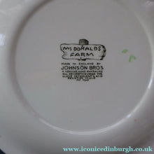 Load image into Gallery viewer, 1950s OLD MACDONALD'S FARM Three Side Plates. Johnson Brothers Rare Design
