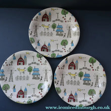 Load image into Gallery viewer, 1950s OLD MACDONALD'S FARM Three Side Plates. Johnson Brothers Rare Design
