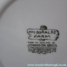 Load image into Gallery viewer, 1950s OLD MACDONALD'S FARM Three Side Plates. Johnson Brothers Rare Design
