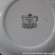 Load image into Gallery viewer, 1950s OLD MACDONALD'S FARM Three Side Plates. Johnson Brothers Rare Design
