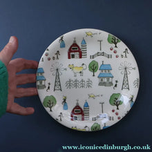 Load image into Gallery viewer, 1950s OLD MACDONALD'S FARM Three Side Plates. Johnson Brothers Rare Design
