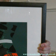 Load image into Gallery viewer, ORIGINAL 1950s Lithographic Scottish TRAVEL POSTER. "Scotland Fly B.O.A.C." FRAMED
