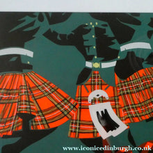 Load image into Gallery viewer, ORIGINAL 1950s Lithographic Scottish TRAVEL POSTER. "Scotland Fly B.O.A.C." FRAMED
