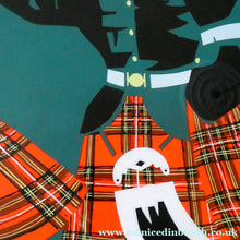 Load image into Gallery viewer, ORIGINAL 1950s Lithographic Scottish TRAVEL POSTER. "Scotland Fly B.O.A.C." FRAMED

