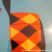 Load image into Gallery viewer, ORIGINAL 1950s Lithographic Scottish TRAVEL POSTER. "Scotland Fly B.O.A.C." FRAMED
