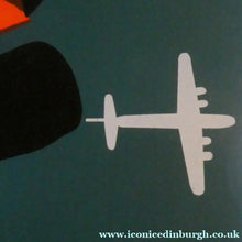 Load image into Gallery viewer, ORIGINAL 1950s Lithographic Scottish TRAVEL POSTER. "Scotland Fly B.O.A.C." FRAMED
