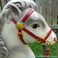 Load image into Gallery viewer, Vintage Early 1950s Painted Steel MOBO Child's Toy Horse. Good Condition
