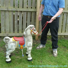 Load image into Gallery viewer, Vintage Early 1950s Painted Steel MOBO Child's Toy Horse. Good Condition
