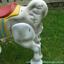 Load image into Gallery viewer, Vintage Early 1950s Painted Steel MOBO Child's Toy Horse. Good Condition
