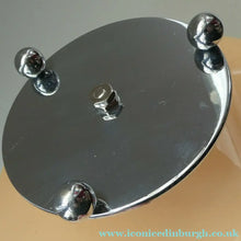 Load image into Gallery viewer, 1950s Vintage Perspeix Cake Stand with Peach Coloured Plates and Chrome Stand
