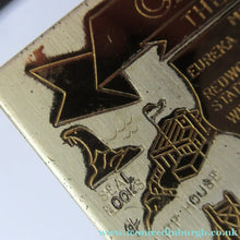Load image into Gallery viewer, Vintage California Souvenir Map of State 1950s Powder Compact
