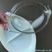 Load image into Gallery viewer, 1950s Vintage PYREX GAEITY Oval Divided Lidded Serving Dish Gaiety YELLOW SNOWFLAKE
