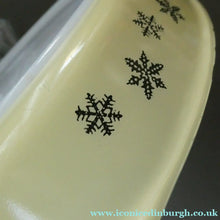 Load image into Gallery viewer, 1950s Vintage PYREX GAEITY Oval Divided Lidded Serving Dish Gaiety YELLOW SNOWFLAKE
