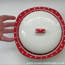 Load image into Gallery viewer, Red Domino 1960s Midwinter Lidded Serving Dish or Tureen
